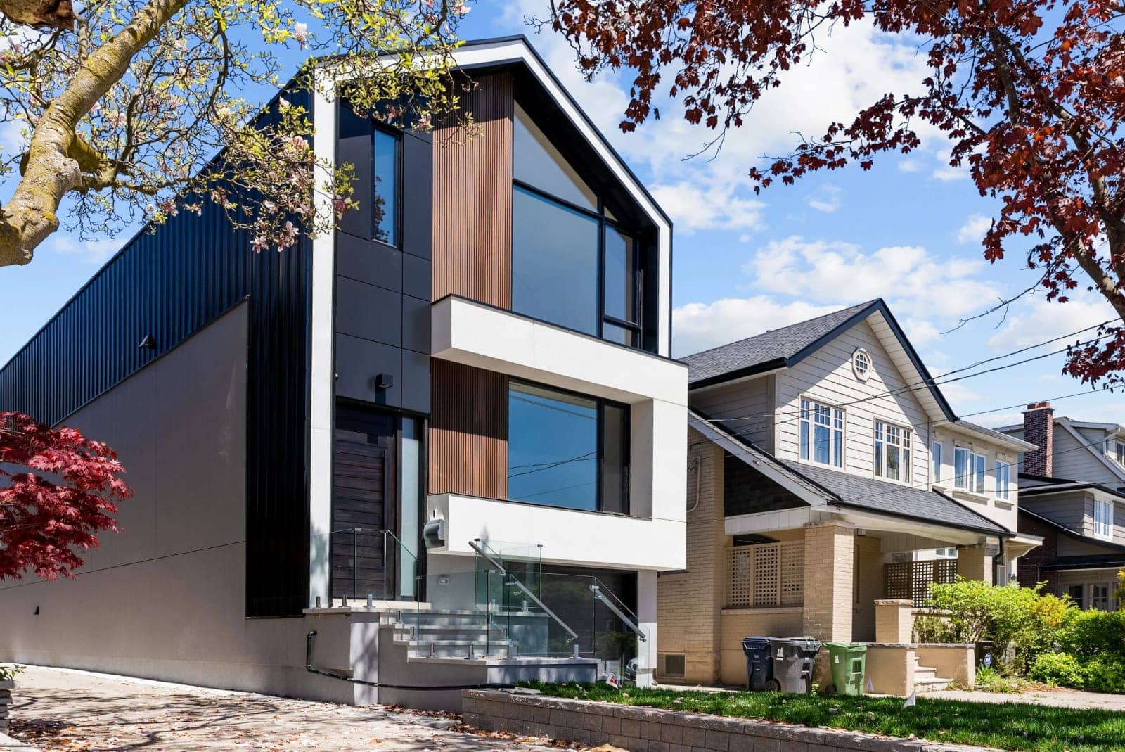 Modern Nashville townhomes at street level