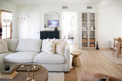 Welcome to Honey’s House, a warm and inviting 3-bedroom retreat in a peaceful Austin neighborhood. Filled with natural light and stylish finishes, this home is perfect for families. Enjoy a spacious backyard with a firepit, private casita, stock tank pool and playground. Just a short drive from downtown, it offers the best of Austin without the hustle. Relax, unwind, and make lasting memories at Honey’s House!